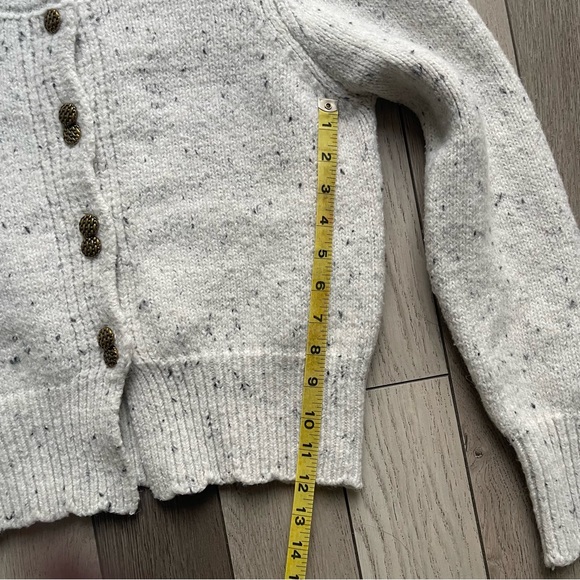 Women's Grey Button-Up Sweater - Picture 7 of 7